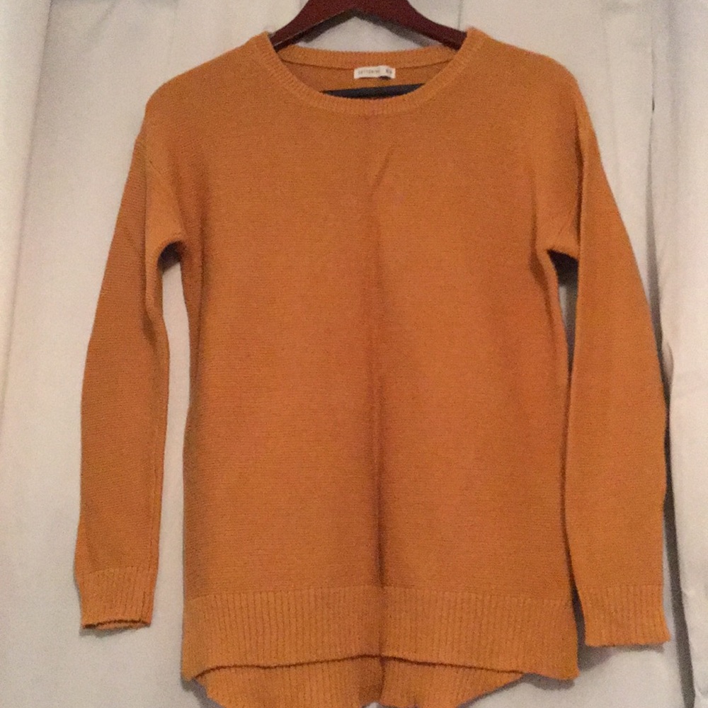 Mustard Crew Neck Sweater